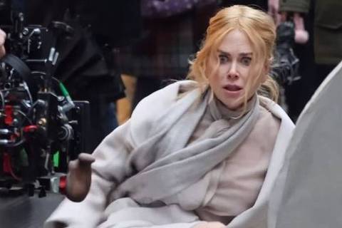 Nicole Kidman grava cena de filme em Nova York