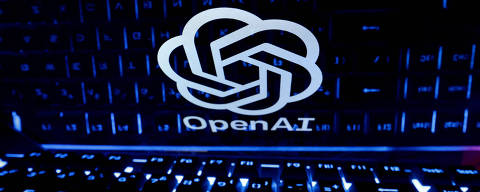 FILE PHOTO: FILE PHOTO: A keyboard is placed in front of a displayed OpenAI logo in this illustration taken February 21, 2023. REUTERS/Dado Ruvic/Illustration/File Photo/File Photo ORG XMIT: FW1