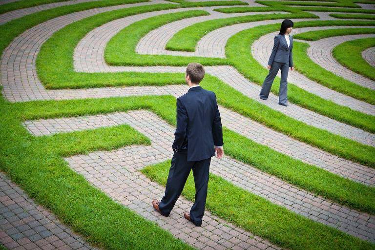 Parte dos labirintos anti-estresse estão localizados na região da Cornualha, na Inglaterra
