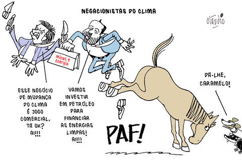 Jair Bolsonaro e o ministro das Minas e Energia Alexandre Silveira. 
