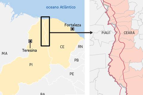mapa território Piauí home