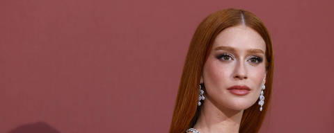 Marina Ruy Barbosa poses during a photocall for guest arrivals at the amfAR Gala Cannes 2024 in Antibes, France, May 23, 2024. REUTERS/Clodagh Kilcoyne