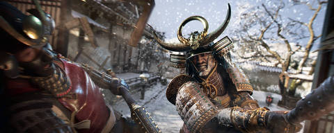 Samurai Yasuke, um dos protagonistas do game 'Assassin's Creed Shadows', da Ubisoft