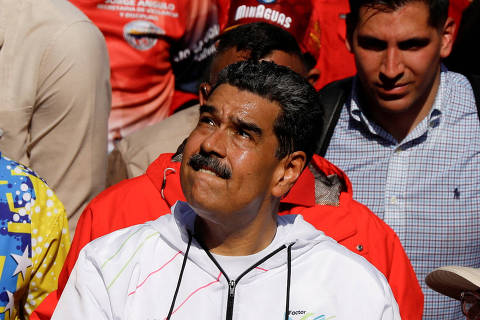 FILE PHOTO: Venezuela's President Nicolas Maduro participates in a rally during May Day celebrations in Caracas, Venezuela May 1, 2024. REUTERS/Leonardo Fernandez Viloria/File Photo ORG XMIT: FW1