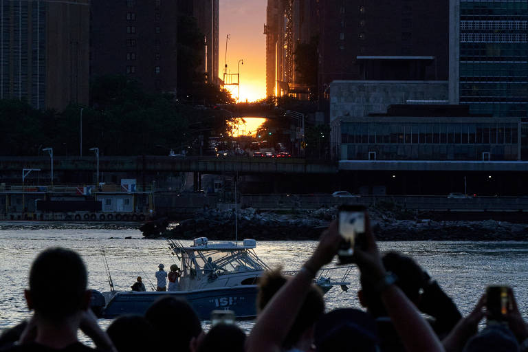 Imagens do evento Manhattanhenge