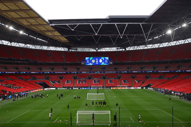Estádio Wembley, palco da final entre Real Madrid e Borussia Dortmund