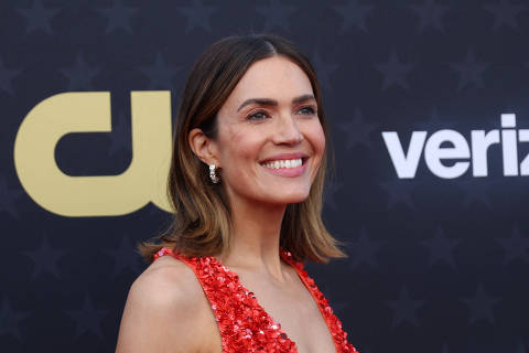 Mandy Moore attends the 29th Annual Critics Choice Awards, in Santa Monica, California, U.S., January 14, 2024. REUTERS/Aude Guerrucci ORG XMIT: LIVE