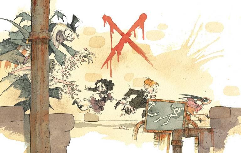 Veja ilustrações de 'Alfabeto Perigoso', livro infantil de Neil Gaiman