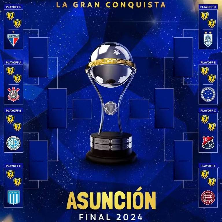 Confira os confrontos das oitavas de final da Libertadores 03/06/2024