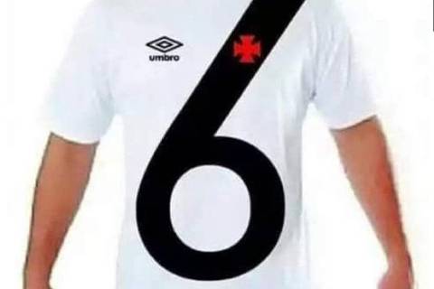 'Nova camisa' do Vasco faz alusão ao placar do jogo