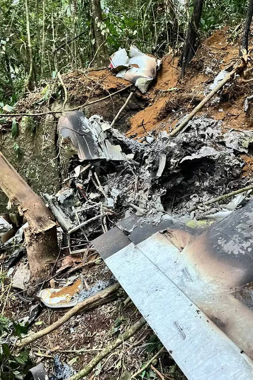 Avião cai em Santa Catarina e deixa dois mortos