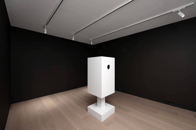 A 'Escultura Tátil', parte da exposição 'Yves Klein and the Tangible World', na galeria Lévy Gorvy Dayan
