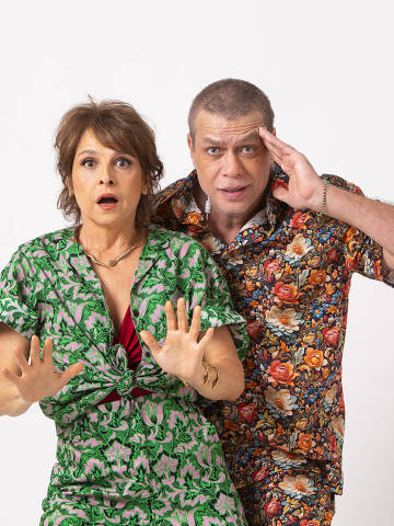 Drica Moraes e Fabio Assunção, que estrelam a peça 'Férias'