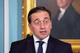 Chanceler espanhol José Manuel Albares em Washington