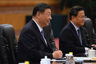 Chinese President Xi Jinping meets with Brazil's Vice President Geraldo Alckmin