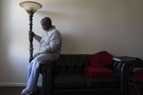 William Baker, known as Al, at his apartment in Irvington Place in Baltimore, Feb. 7, 2024.  ORG XMIT: XNYT0366