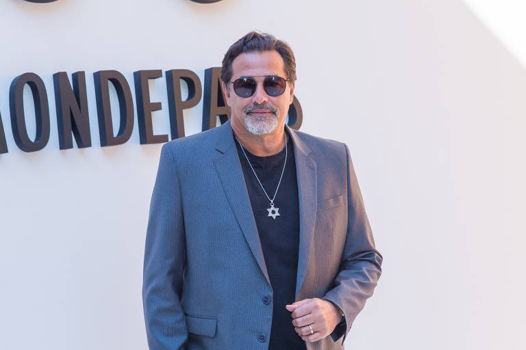 O empresário e ator Luciano Szafir, pai de Sasha