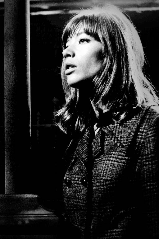 A cantora e compositora francesa Françoise Hardy