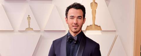HOLLYWOOD, CALIFORNIA - MARCH 27: Kevin Jonas attends the 94th Annual Academy Awards at Hollywood and Highland on March 27, 2022 in Hollywood, California.   Momodu Mansaray/Getty Images/AFP
== FOR NEWSPAPERS, INTERNET, TELCOS & TELEVISION USE ONLY ==