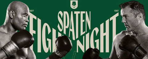 Luta história de Anderson Silva inaugura o Spaten Fight Night