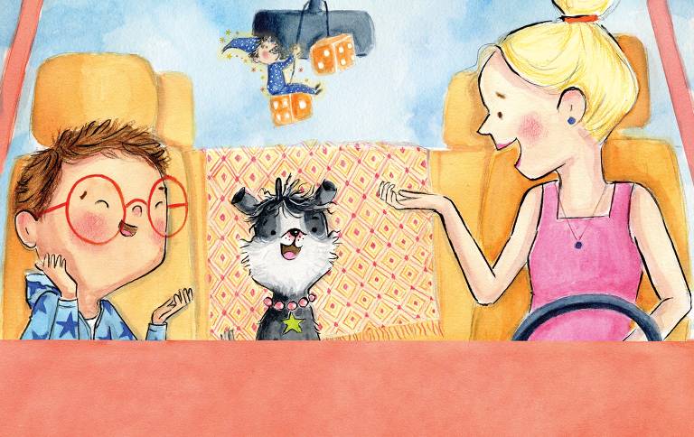 Veja ilustrações do livro 'Perla, a Cachorrinha Poderosa' 