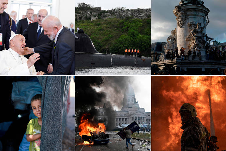 O mundo em 15 fotos; Reunião do G7, abertura da Uefa Euro e encontro de Papa e Lula