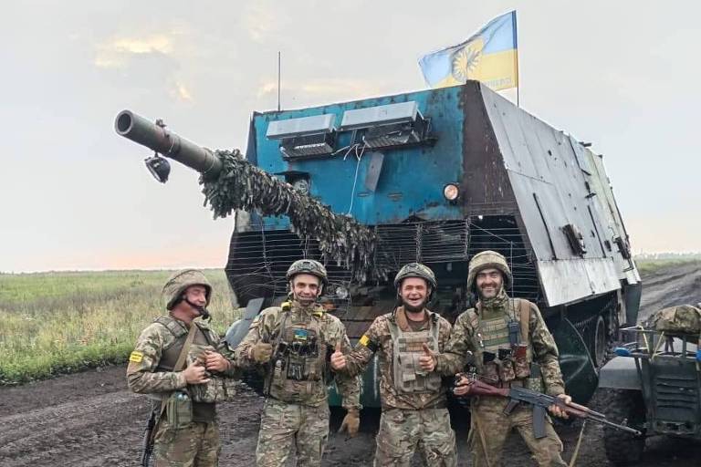 Guerra da Ucrânia agora tem tanques 'tartaruga' e 'Frankenstein'; vídeo