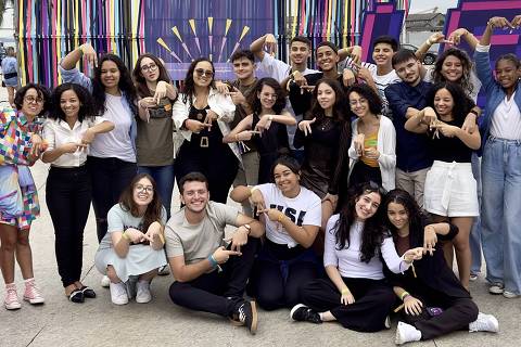 A turma de Jovens Transformadores Ashoka 2023, composta por 21 representantes de todas as regiões do Brasil ORG XMIT: LOCAL2307241627733402