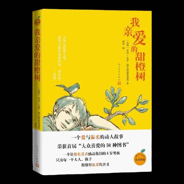 Capa da nova edição chinesa de 'O Meu Pé de Laranja Lima', lançada em maio de 2024