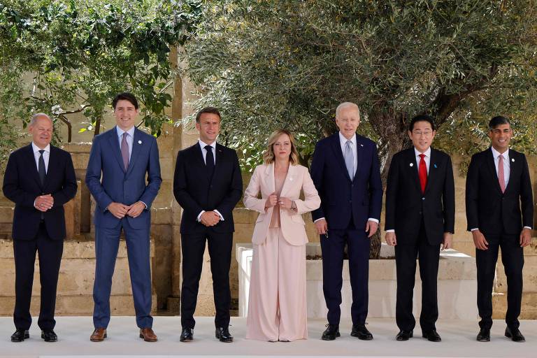 Fotos do encontro do G7
