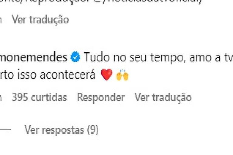 Post do comentário de Simone Mendes