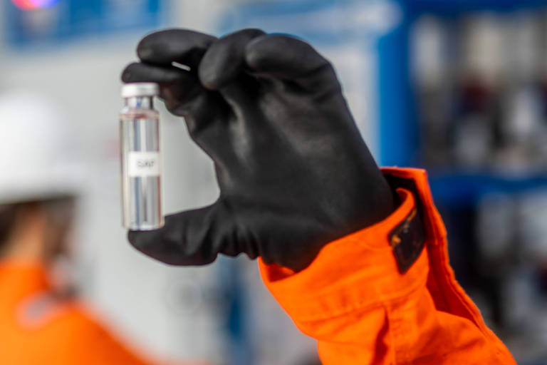 Biodiesel obtido em laboratório