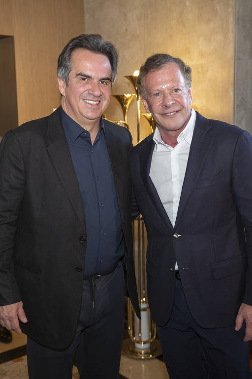 O senador Ciro Nogueira (PP-PI) e o empresário João Camargo, presidente do conselho do Esfera Brasil