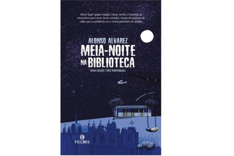 Capa do livro "Meia-noite na Biblioteca", de Alonso Alvarez