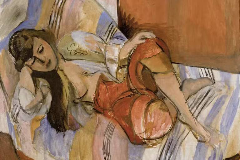 A pintura 'Odalisca', de Henri Matisse (1920-1921)