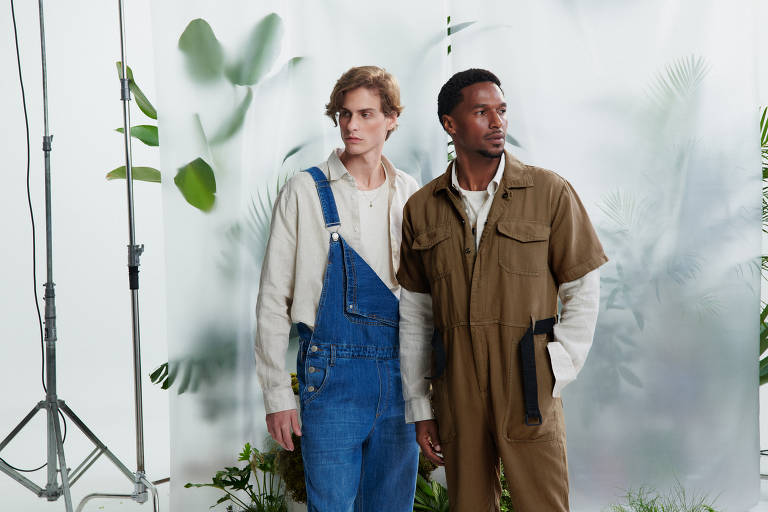 Coleção de roupas da Oriba feitas com fibra de cânhamo, tirada do caule da cannabis sativa