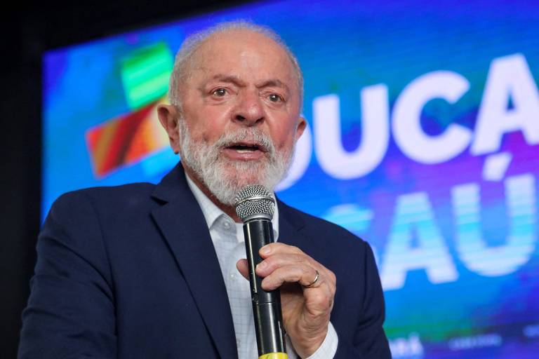 O presidente Lula em 2024