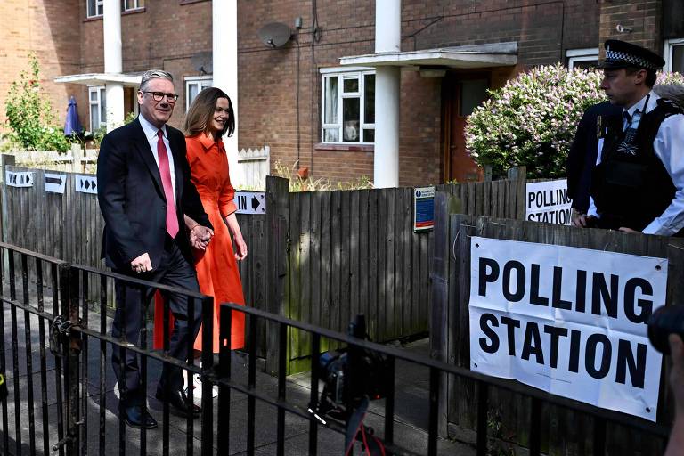 Líder trabalhista vai a zona eleitoral votar em pleito do Reino Unido; veja fotos de hoje