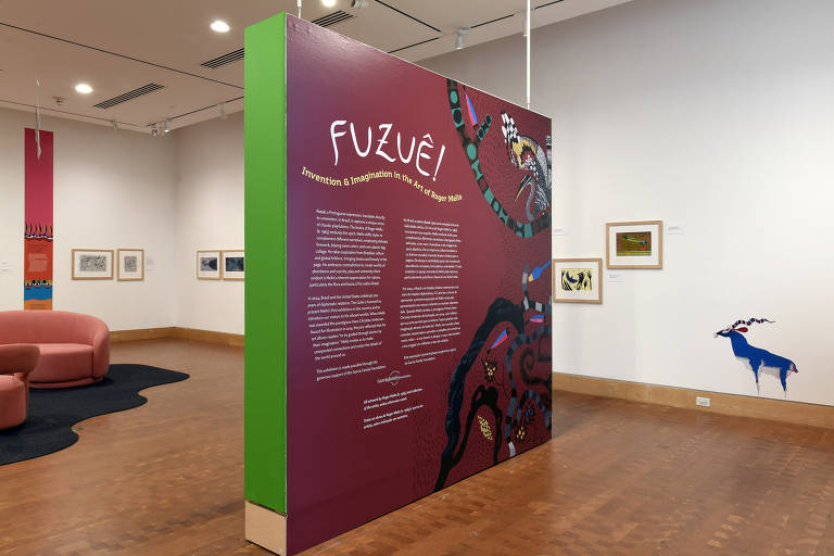 Exposição "Fuzuê!", de Roger Mello, no Eric Carle Museum