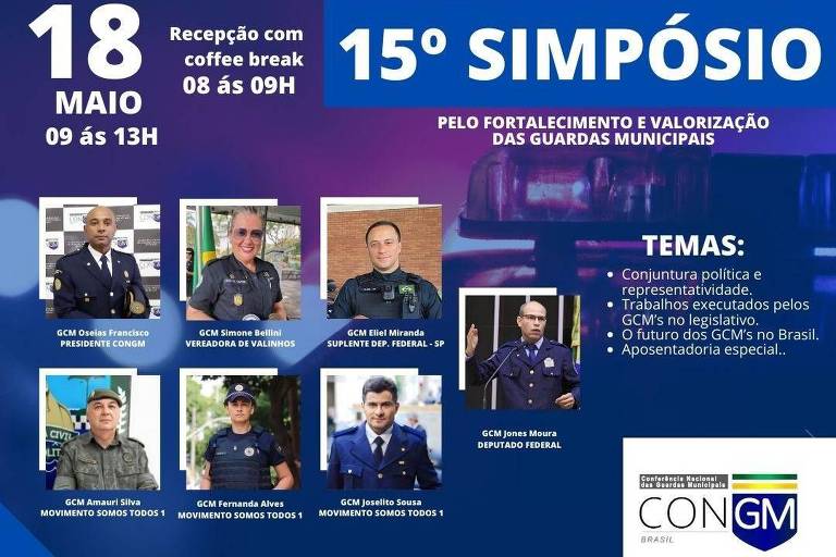 Curso para formação de guardas municipais