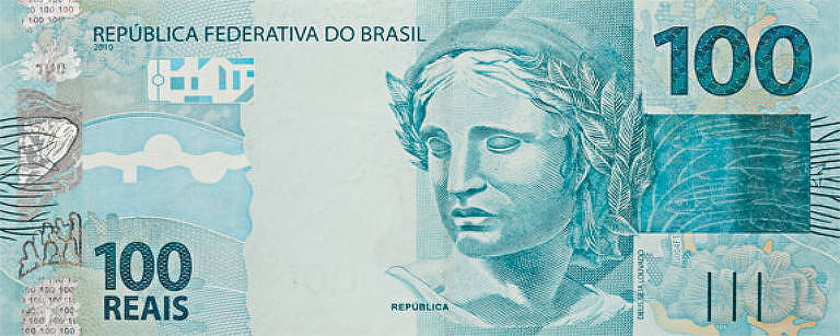 Cédula Real R$ 100 frontal