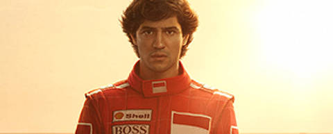 Pôster da série 'Senna', na Netflix