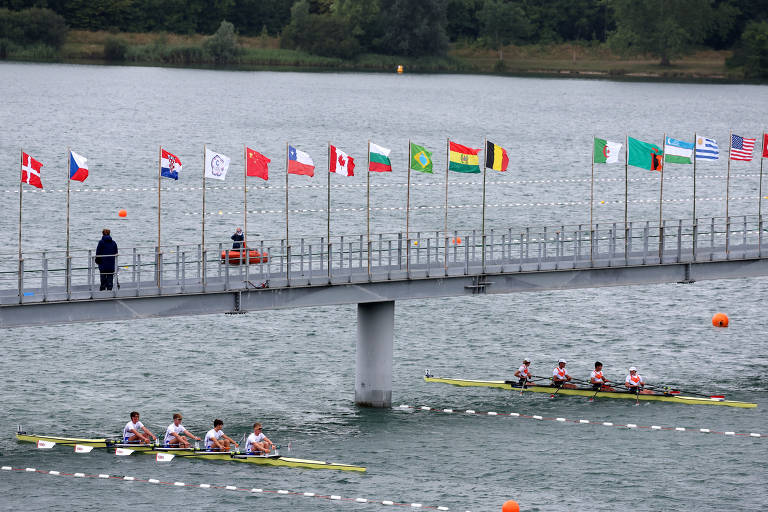 O Estádio Náutico de Vaires-sur-Marne, que sediará competições de remo e canoagem nas Olimpíadas e Paralimpíadas