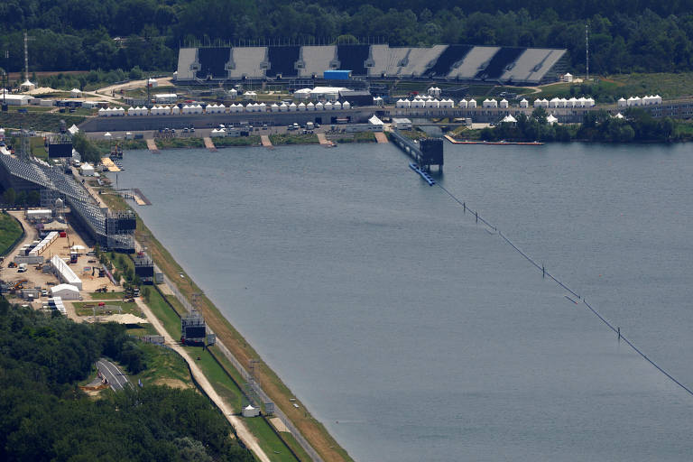 A vista áerea do Estádio Náutico