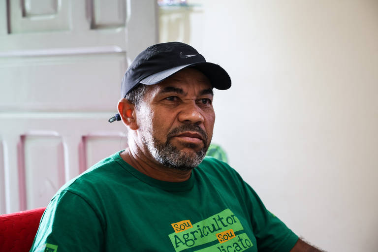 Jose Luis da Silva Junior, 44, agricultor e lider comunitário do Assentamento Sao Francisco 3 na cidade de Solânea, na Paraíba