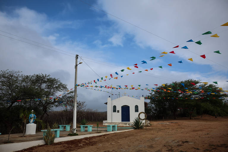 Capela no Quilombo da Serra do Talhado, na região do Seridó paraibano