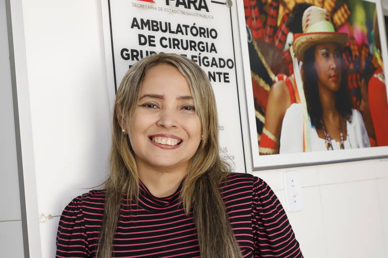 A assistente social Ana Gabriela Mesquita Alves, 42, tem diagnóstico de hepatite autoimune, precisou de um transplante de fígado após o seu quadro piorar