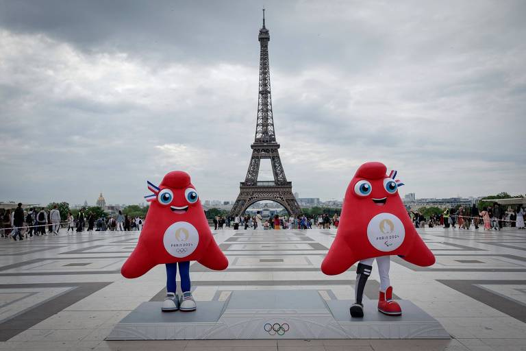 Phryges, mascotes das Olimpíadas de Paris
