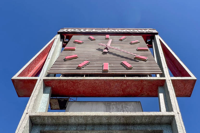Relógio do hotel Jaraguá também faz parte do tombamento histórico do edifício