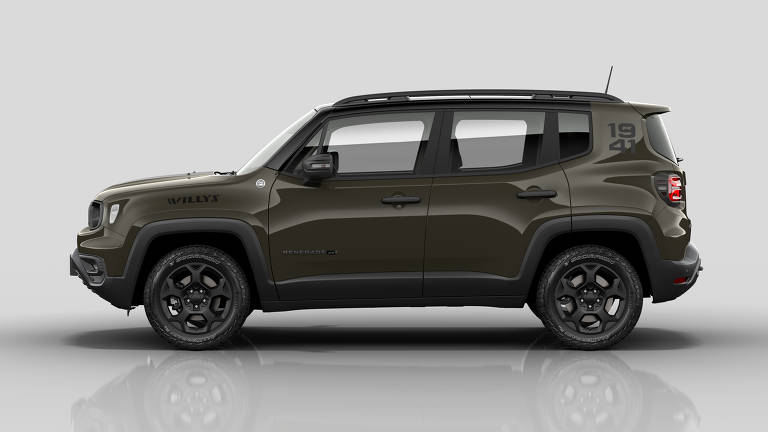 Lateral do Jeep Renegade Willys 1.3 Turbo
